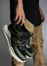Together We Can Sneaker (Black & Green)