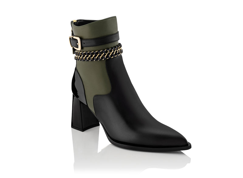 gender neutral boot in italian leather